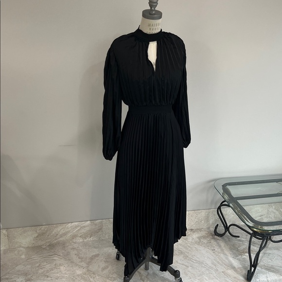 PETAL AND PUP Eloise Dress Elegant Black Pleated - Picture 8 of 12